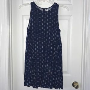 Old Navy navy blue sleeveless dress